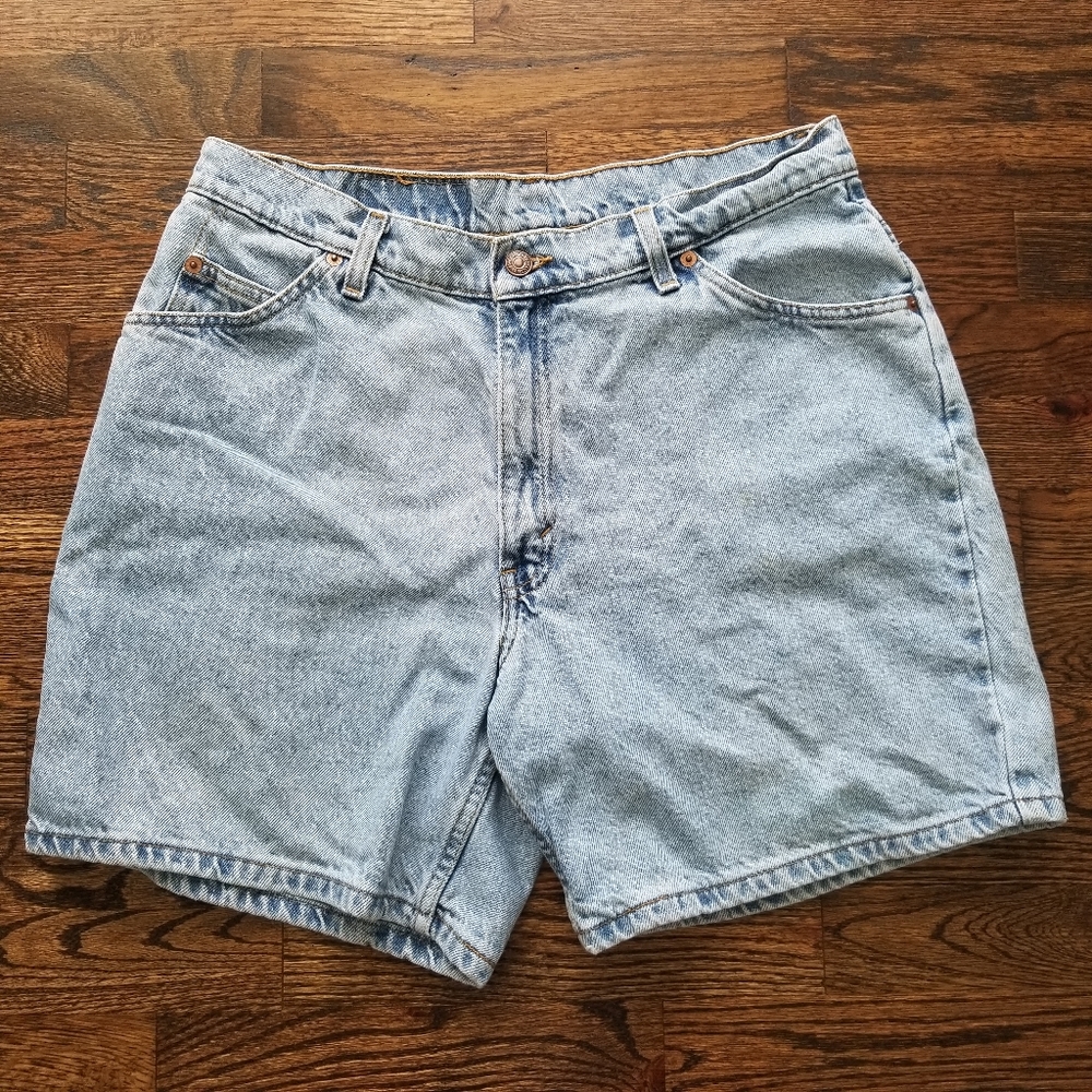 🚫SOLD🚫Levi's▪︎Vintage OrangeTab 967 Denim Shorts